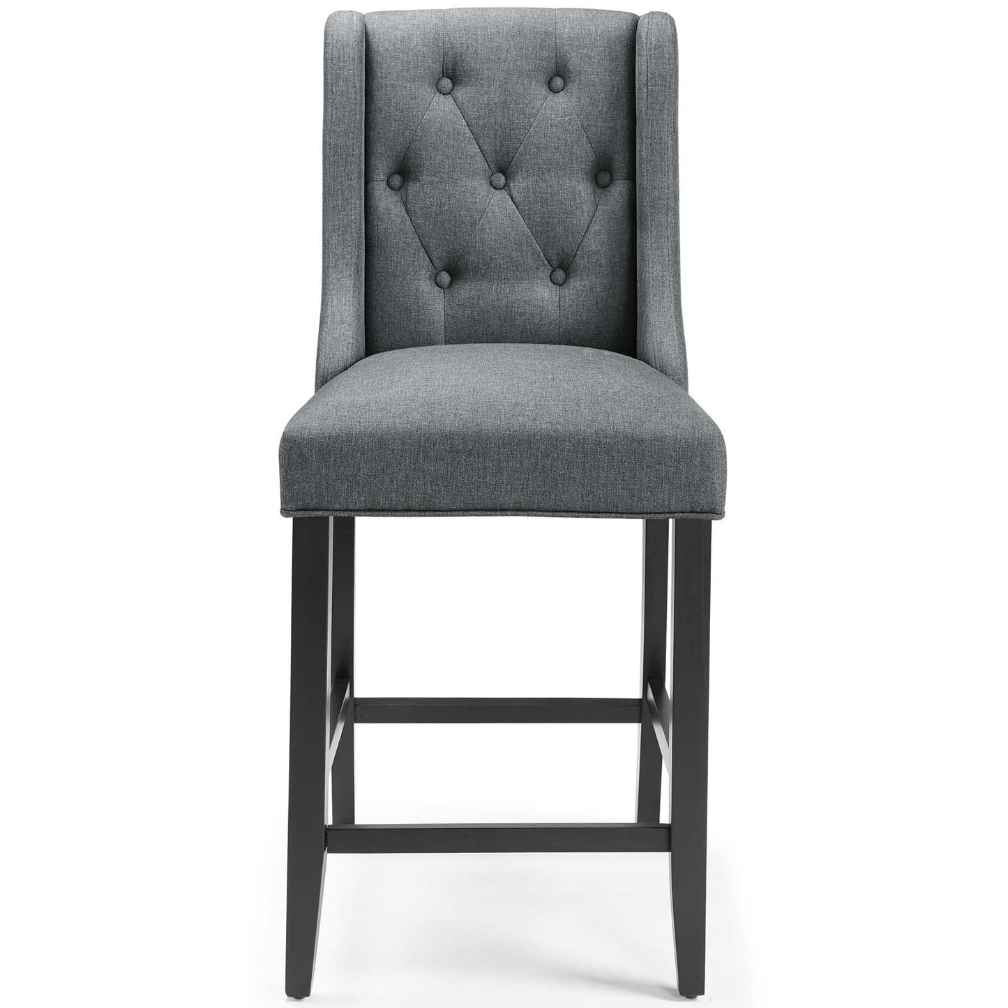 Baronet Upholstered Fabric Counter Bar Stool Set of 2 by Modway