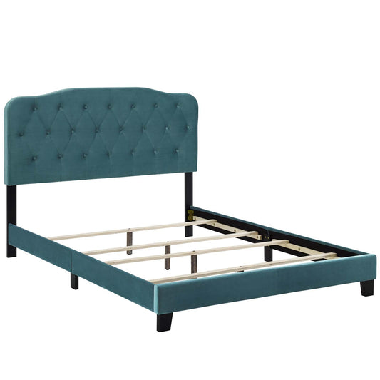 Amelia Performance Velvet Queen Bed by Modway