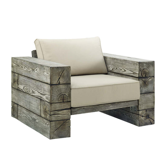 Manteo Rustic Coastal Outdoor Patio Sunbrella¨ 3 Piece Set