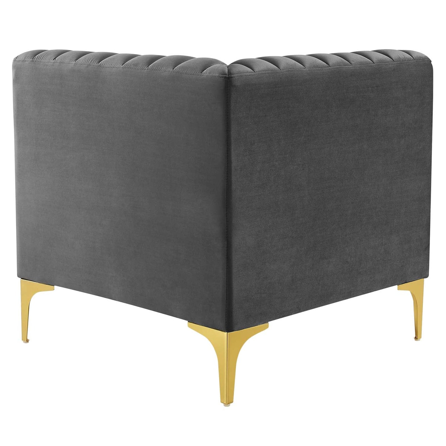 Triumph 5-Piece Channel Tufted Performance Velvet Sectional Sofa by Modway