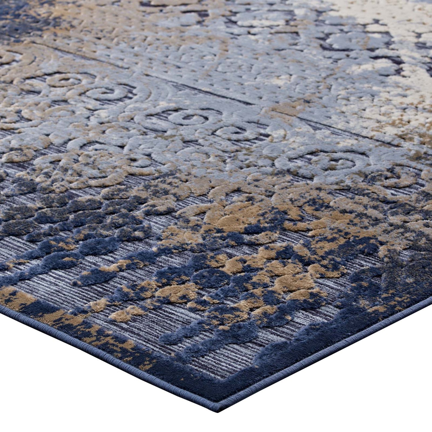 Kalene Distressed Vintage Turkish 8X10 Area Rug by Modway