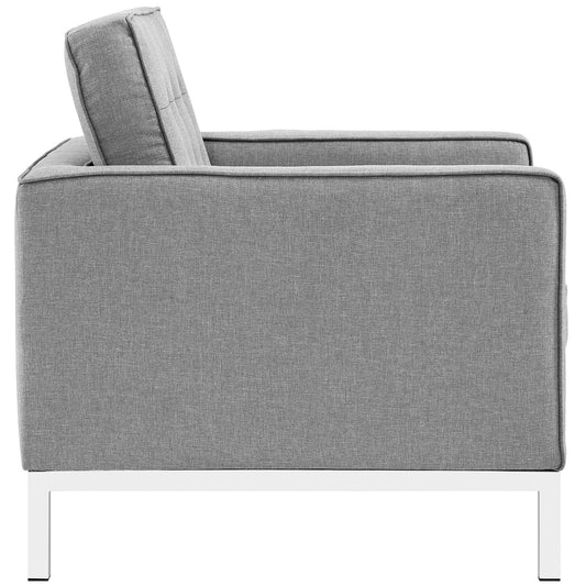Loft Upholstered Fabric Armchair by Modway