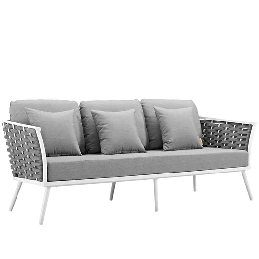 Stance Outdoor Patio Aluminum Sofa by Modway