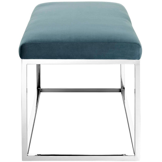 Anticipate Performance Velvet Bench by Modway