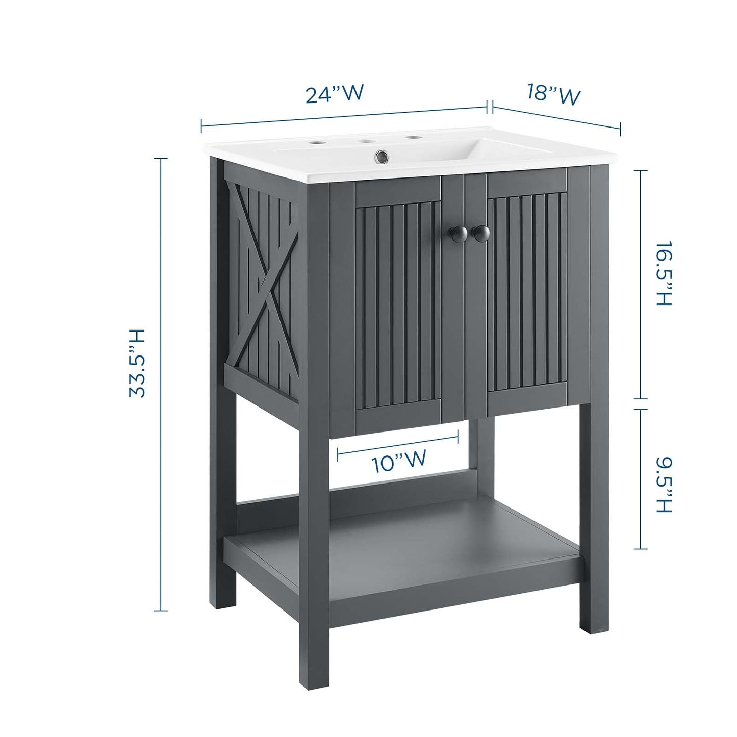 Steam 24" Bathroom Vanity by Modway