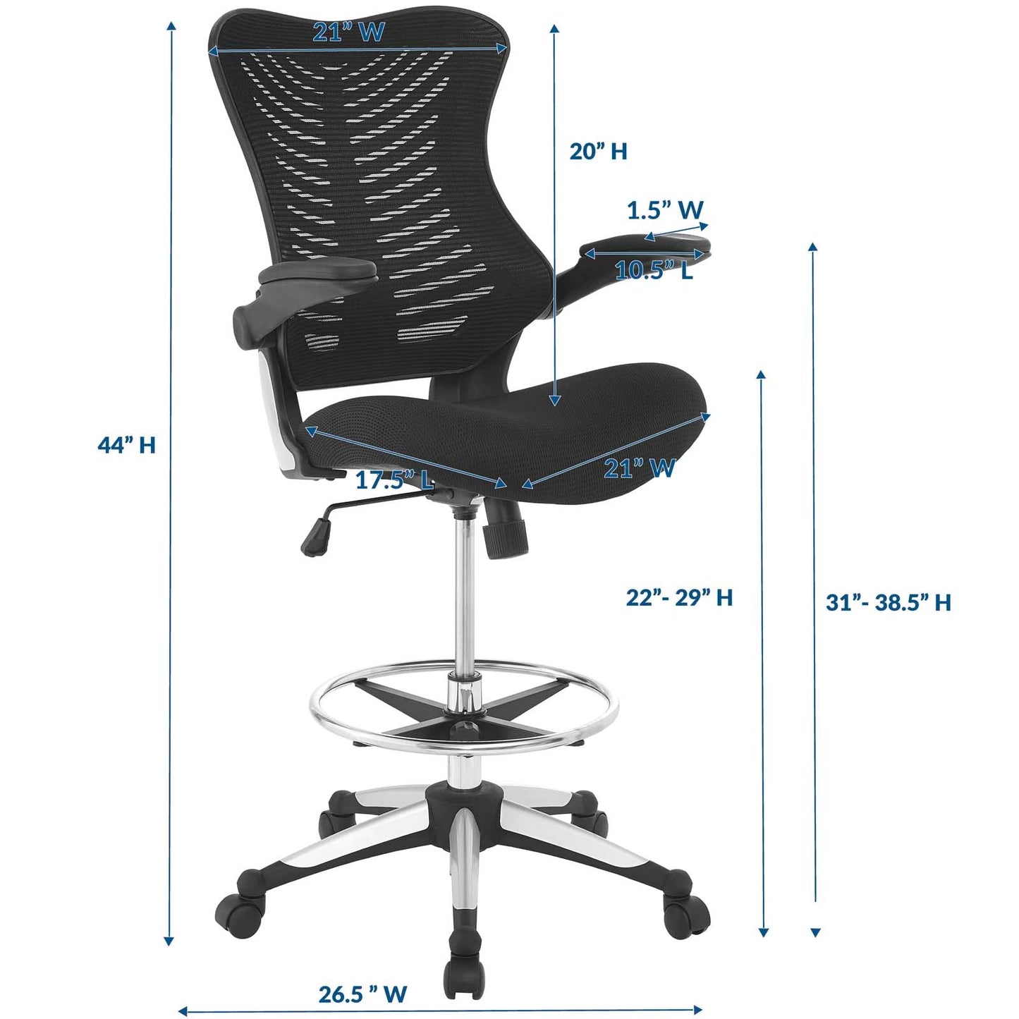 Charge Drafting Chair by Modway