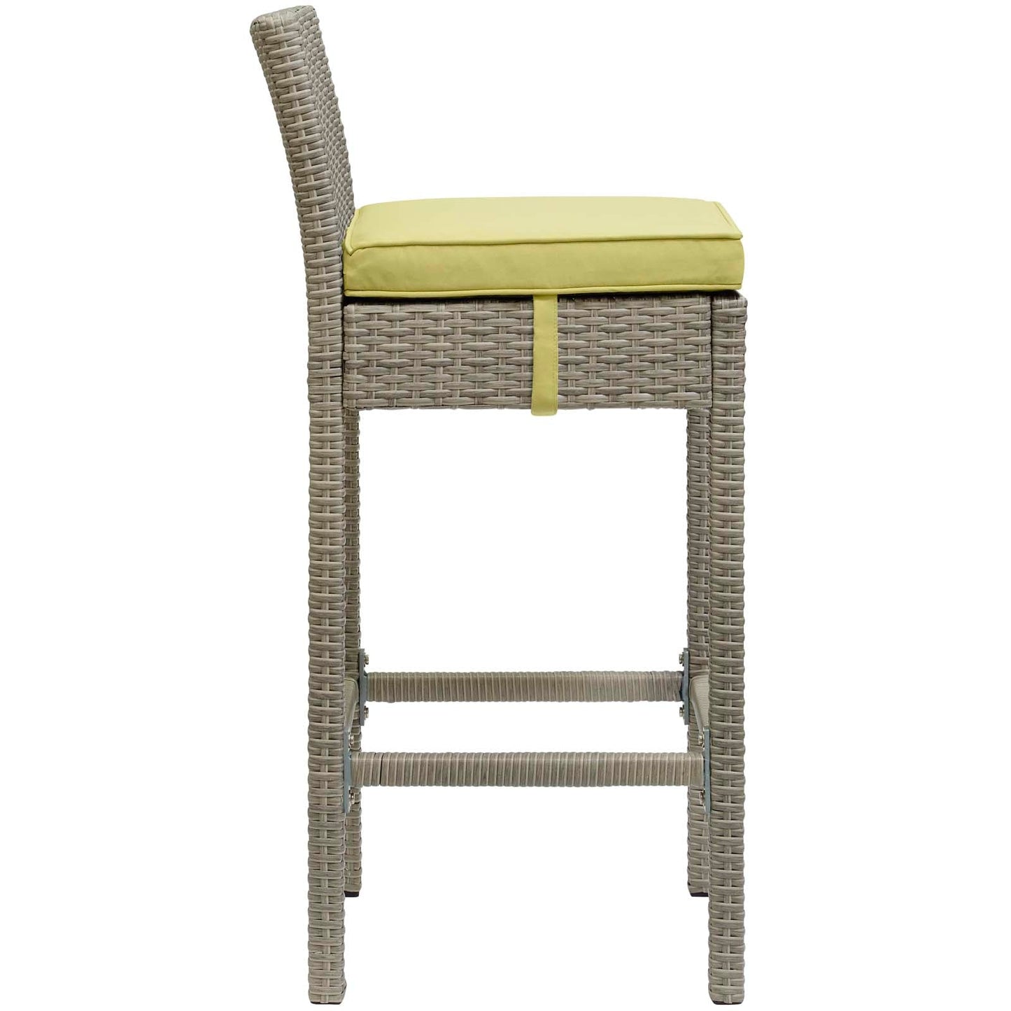 Conduit Outdoor Patio Wicker Rattan Bar Stool Set of 4 by Modway