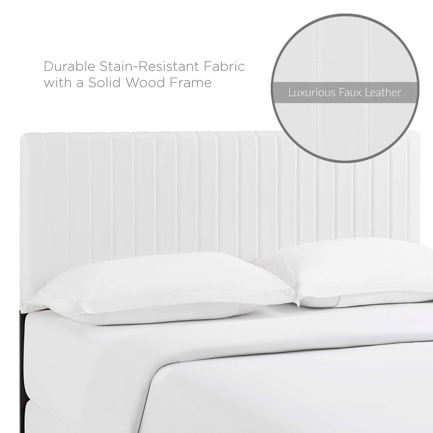Keira Faux Leather Full / Queen Headboard by Modway