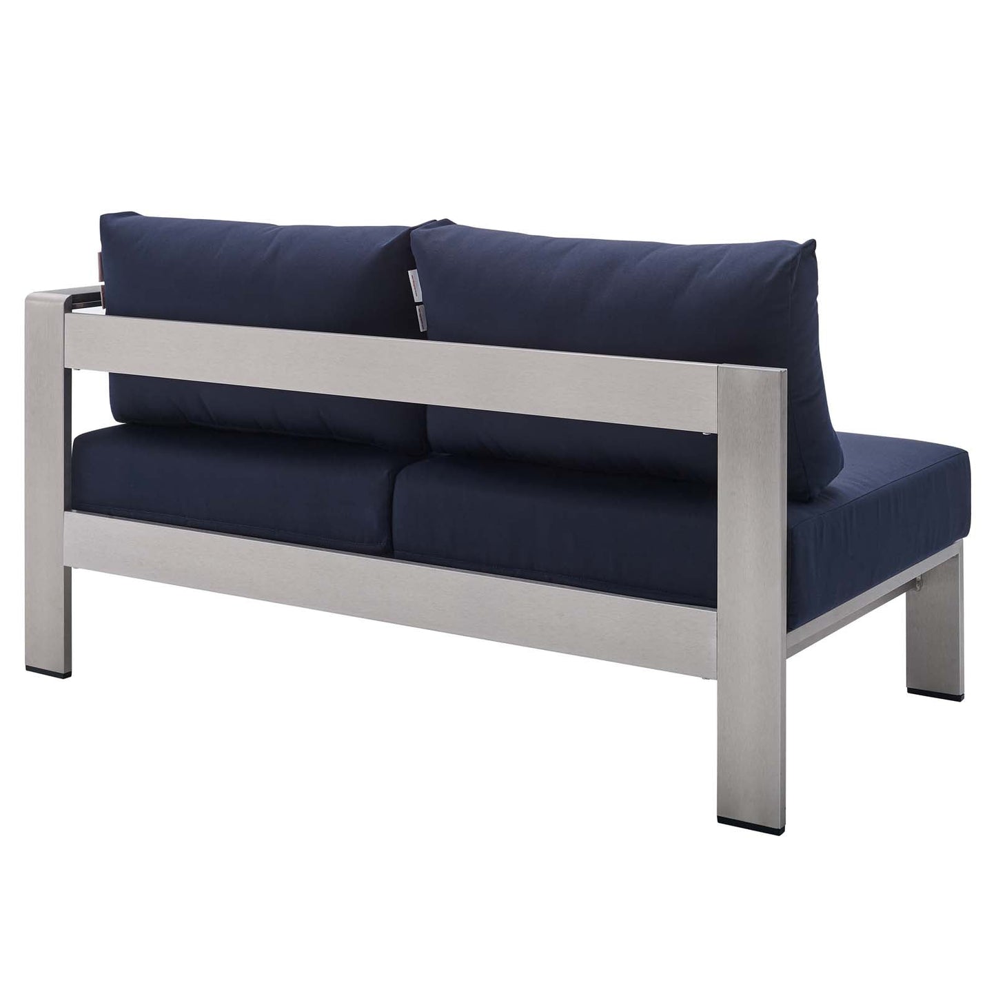 Shore 7 Piece Sunbrella¨ Fabric Outdoor Patio Aluminum Sectional Sofa Set by Modway