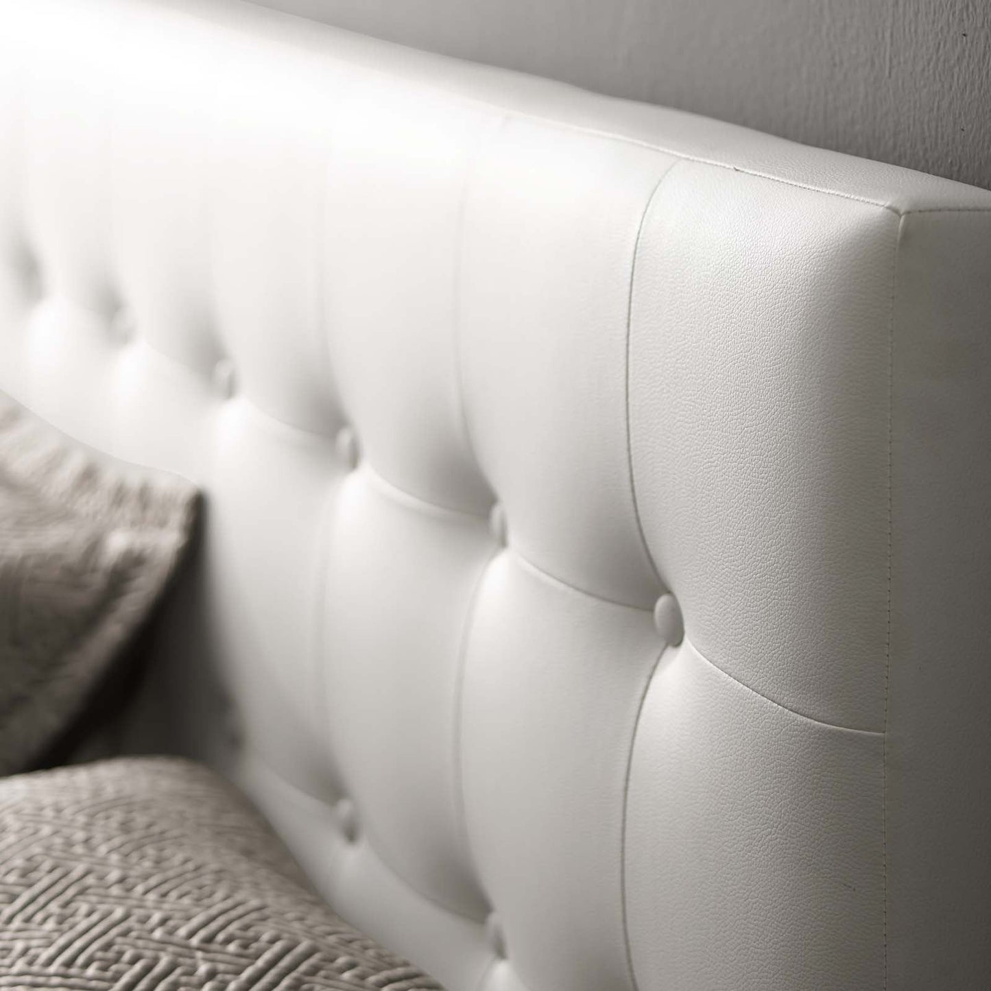 Emily Upholstered Vinyl Queen Headboard by Modway