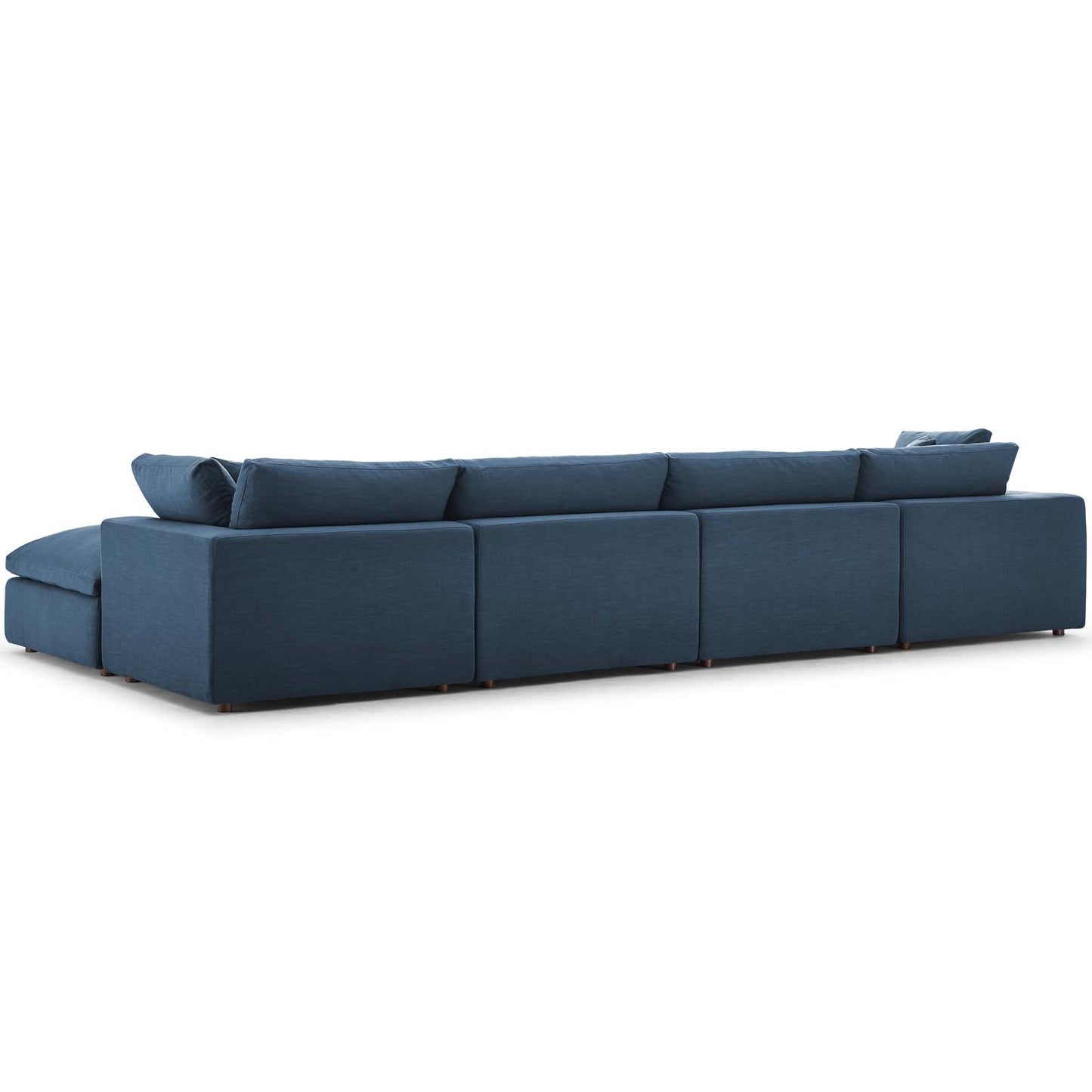 Commix 5 Piece Down Filled Overstuffed Sectional Sofa Set by Modway