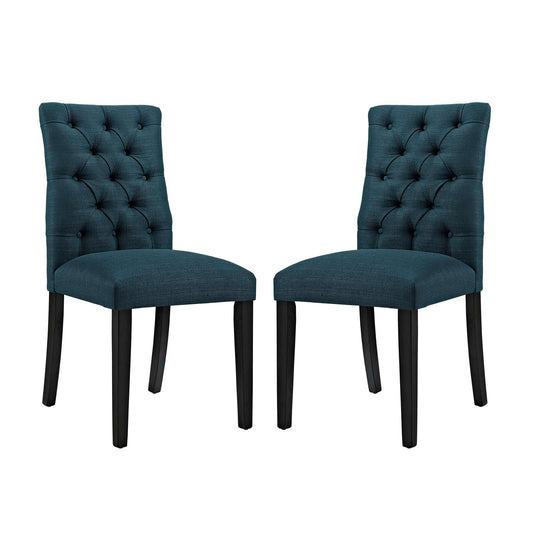 Duchess Fabric Dining Chair Set of 2 by Modway
