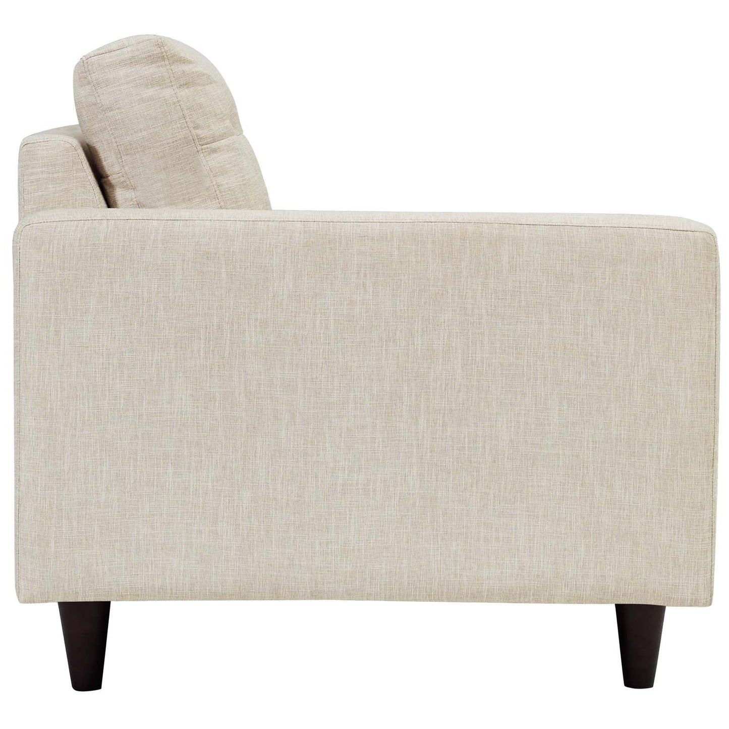 Empress Left-Facing Upholstered Fabric Loveseat by Modway
