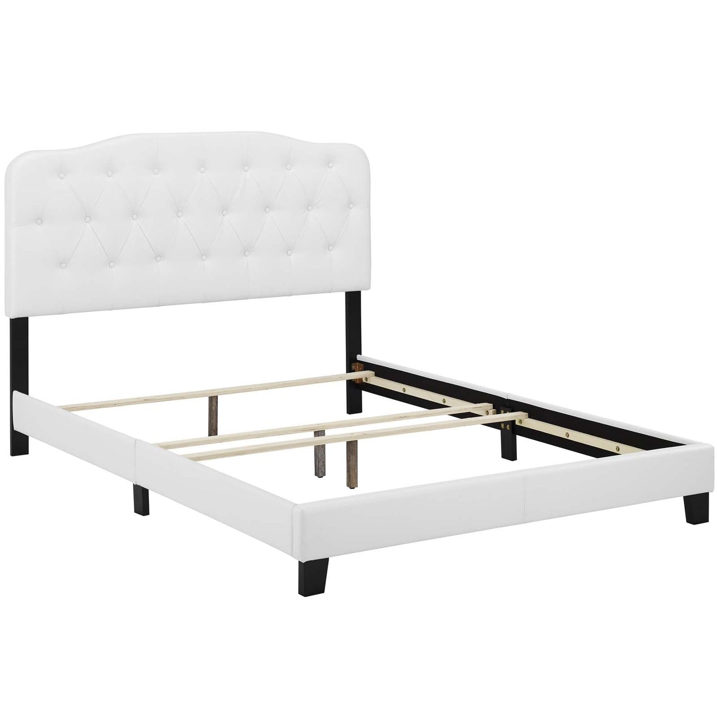 Amelia Faux Leather Queen Bed by Modway