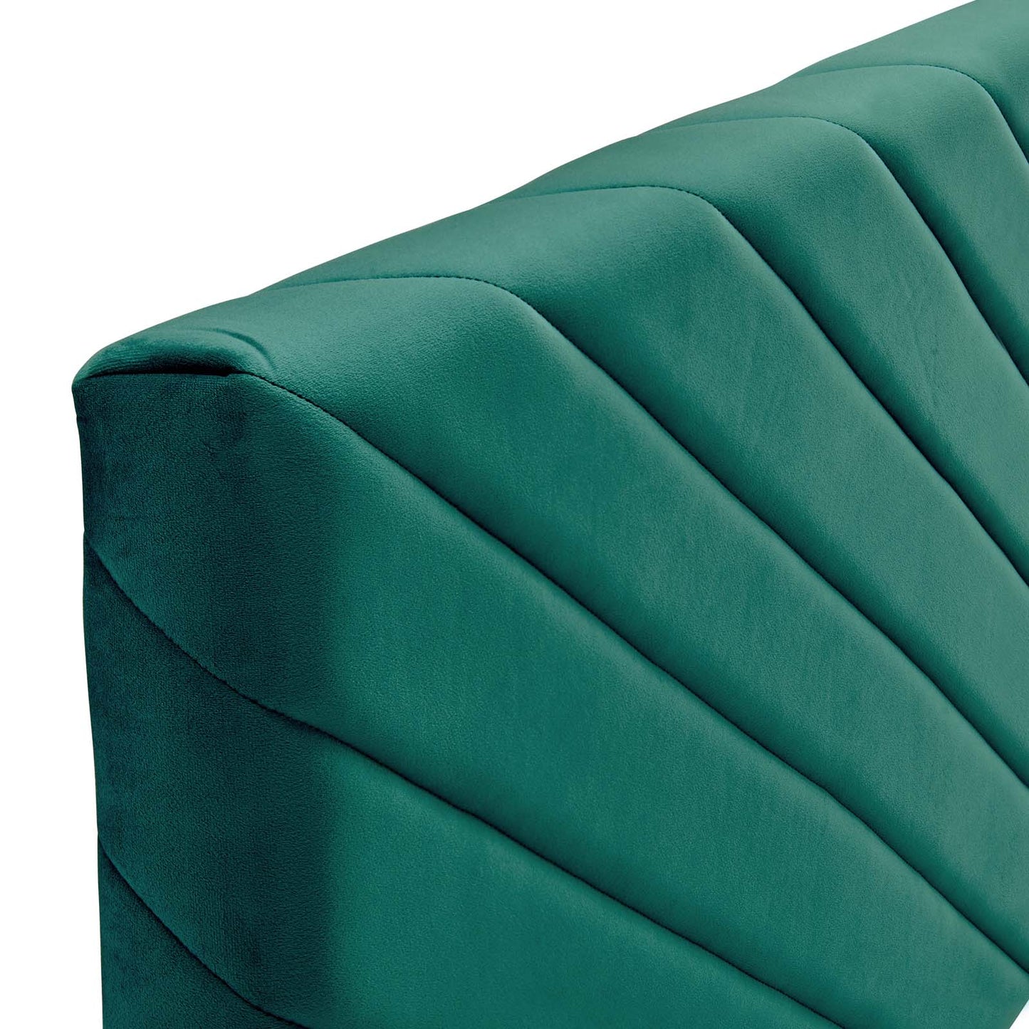 Alyson Angular Channel Tufted Performance Velvet Full / Queen Headboard by Modway