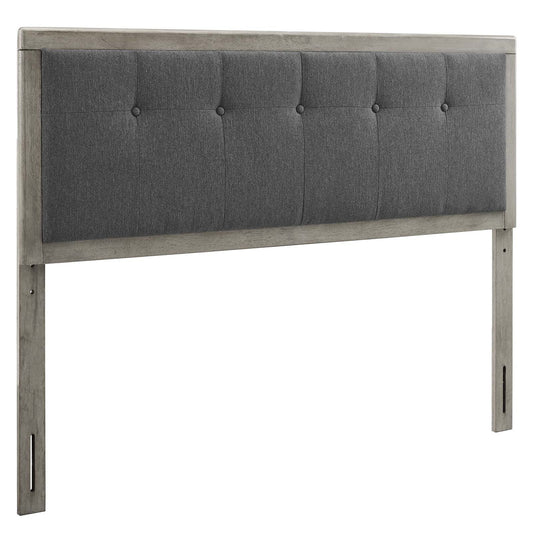 Draper Tufted Fabric and Wood Queen Headboard by Modway