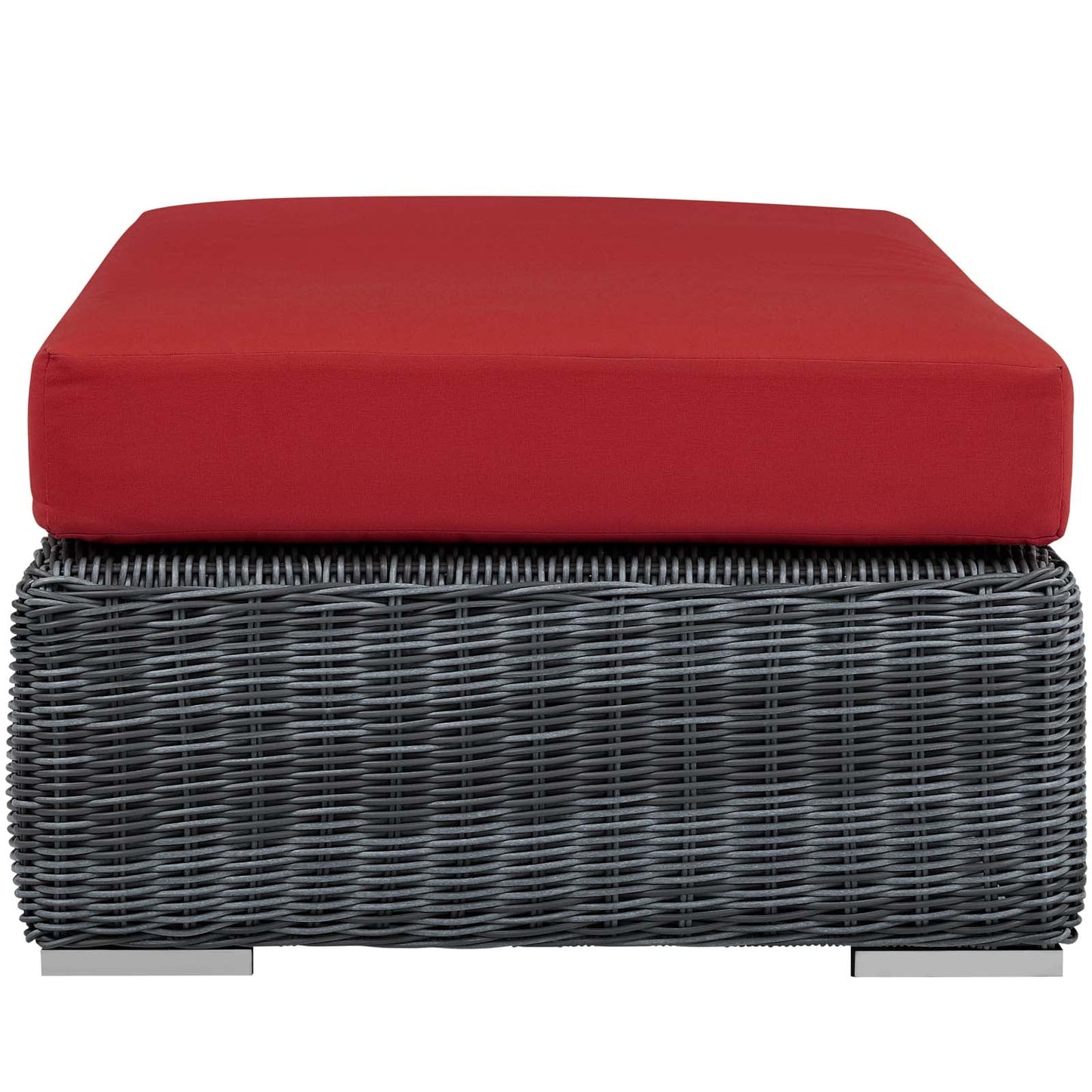 Summon Outdoor Patio Sunbrella¨ Rectangle Ottoman by Modway