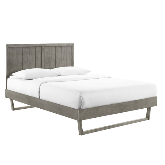 Alana Wood Full Platform Bed With Angular Frame by Modway