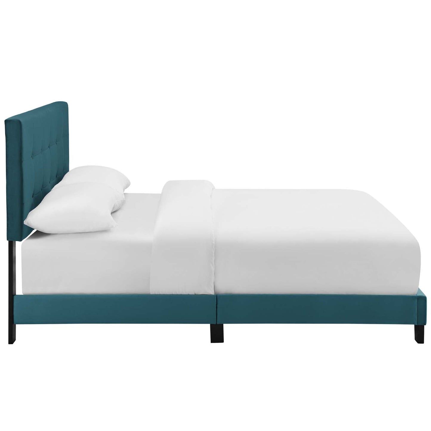 Amira Performance Velvet Queen Bed by Modway