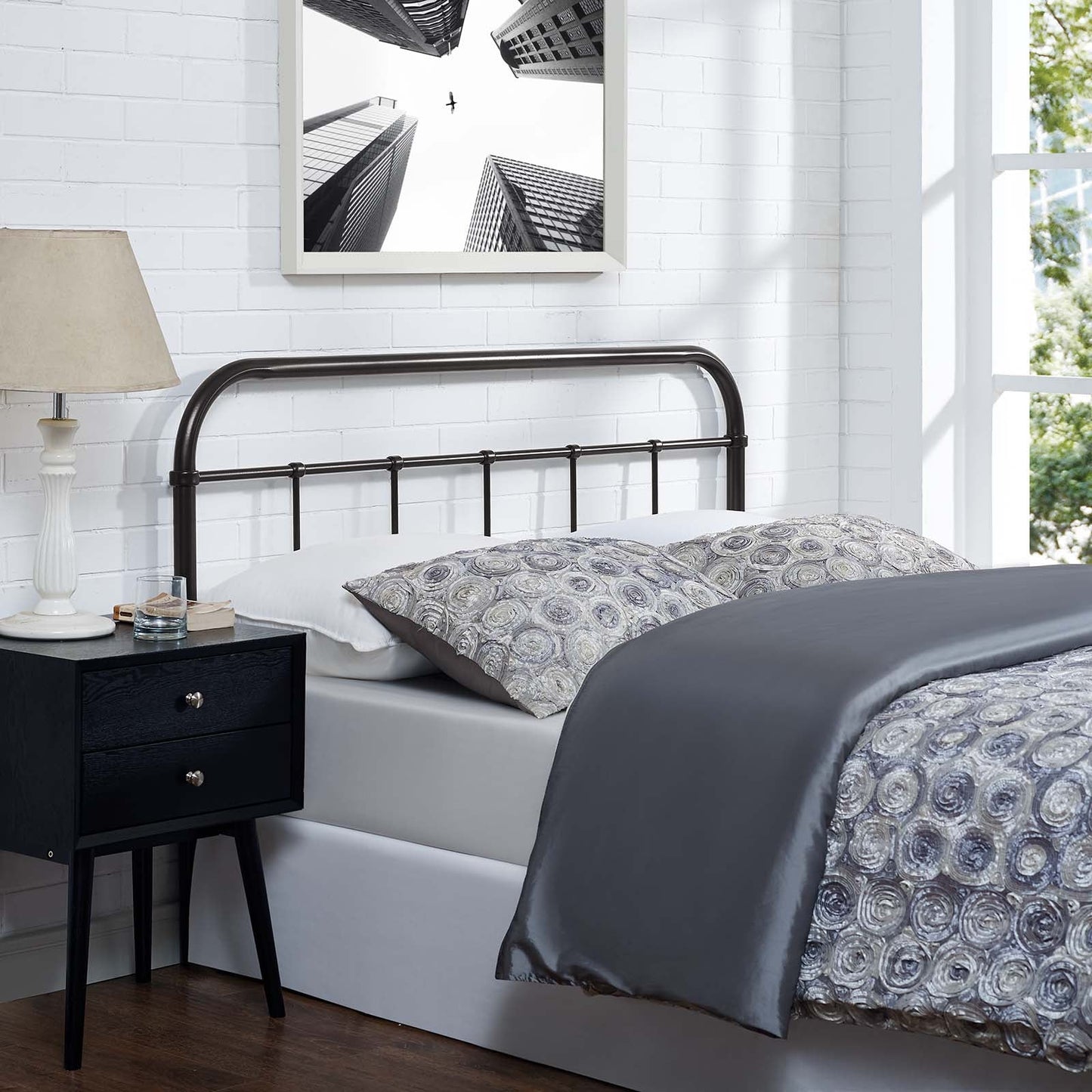 Serena Queen Steel Headboard by Modway