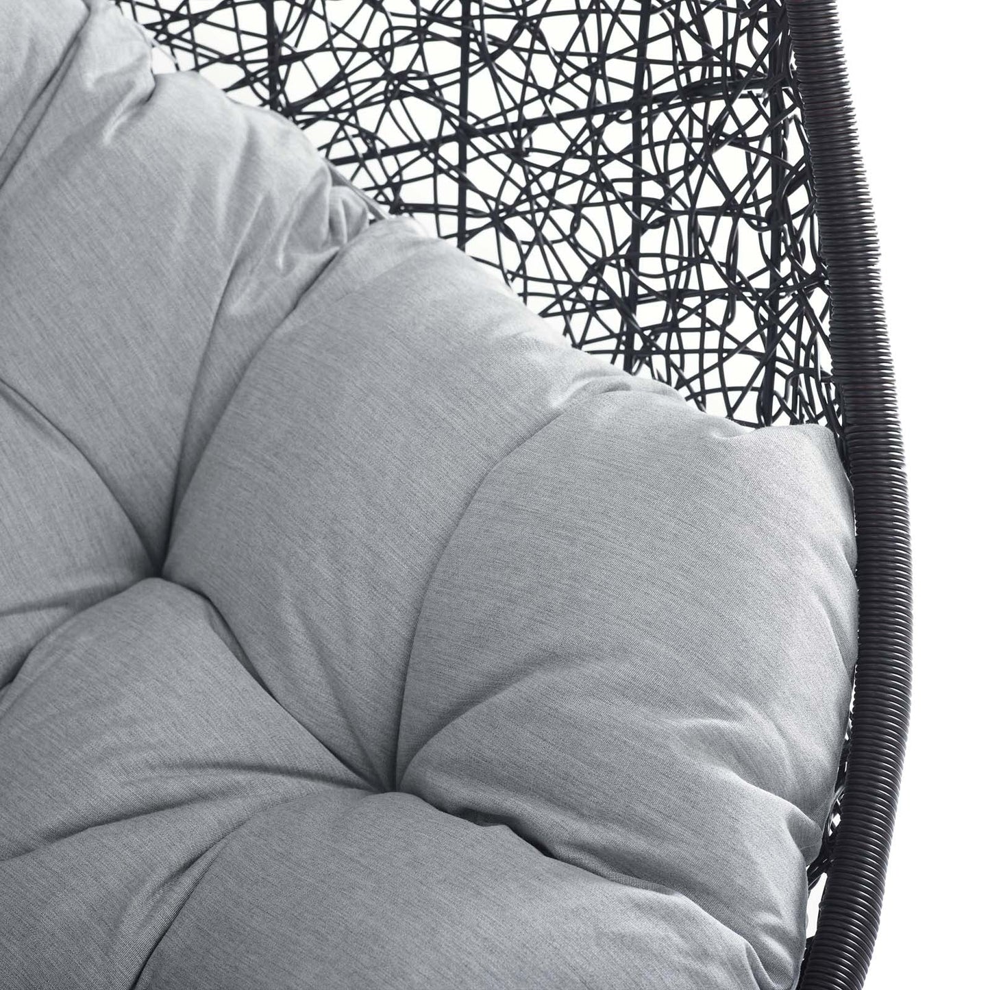 Encase Sunbrella¨ Fabric Swing Outdoor Patio Lounge Chair Without Stand by Modway