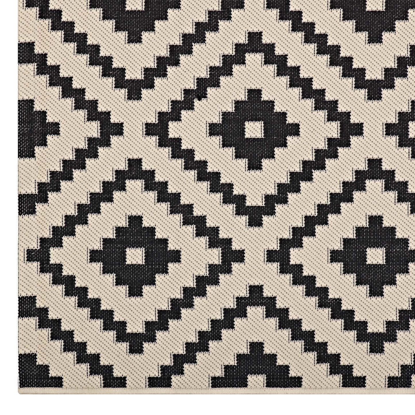 Perplex Geometric Diamond Trellis Indoor and Outdoor 8x10 Area Rug by Modway