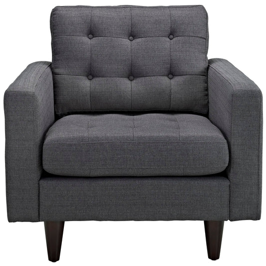 Empress Upholstered Fabric Armchair by Modway