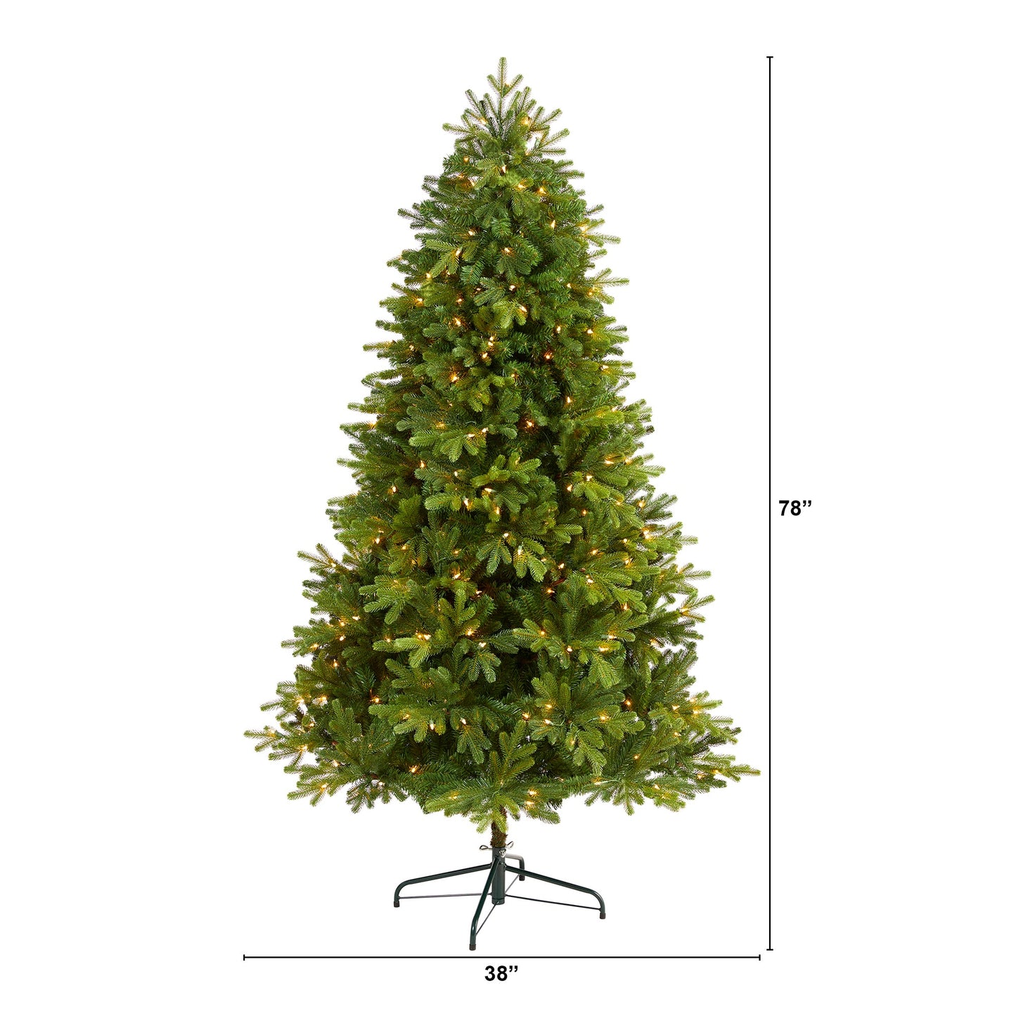 6.5' Washington Fir Artificial Christmas Tree with 400 Clear Lights