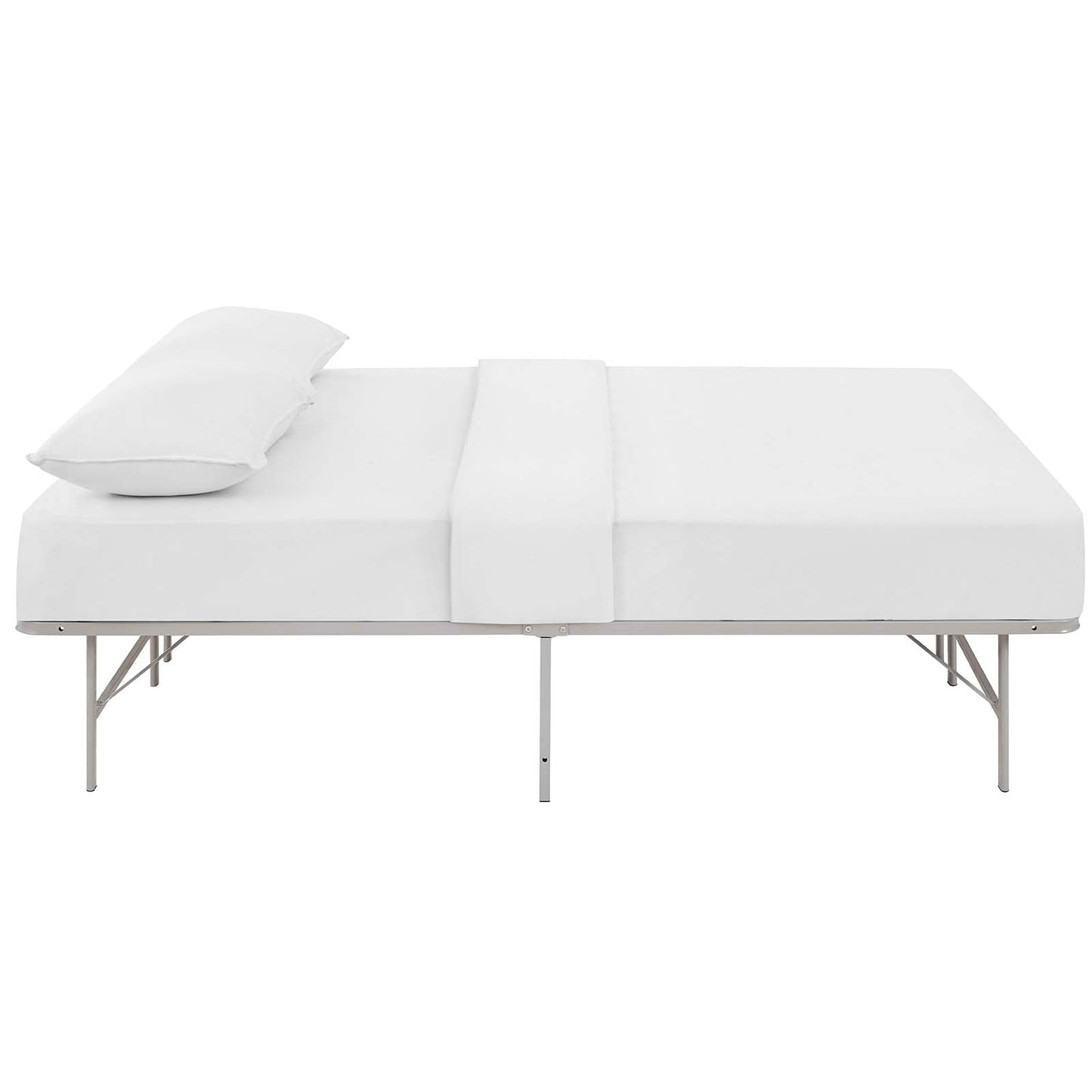 Horizon Stainless Steel Queen Bed Frame by Modway
