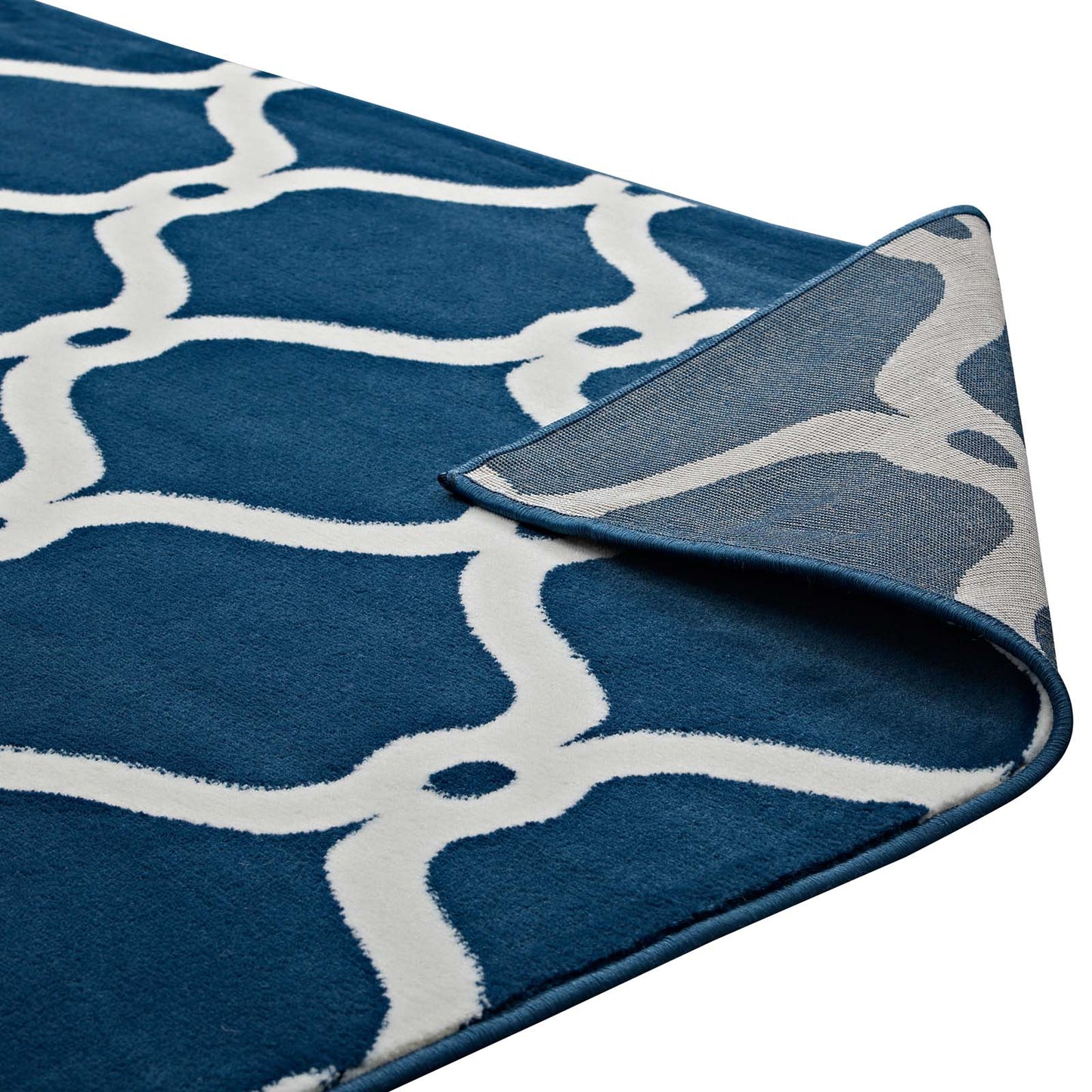 Beltara Chain Link Transitional Trellis 8x10 Area Rug by Modway