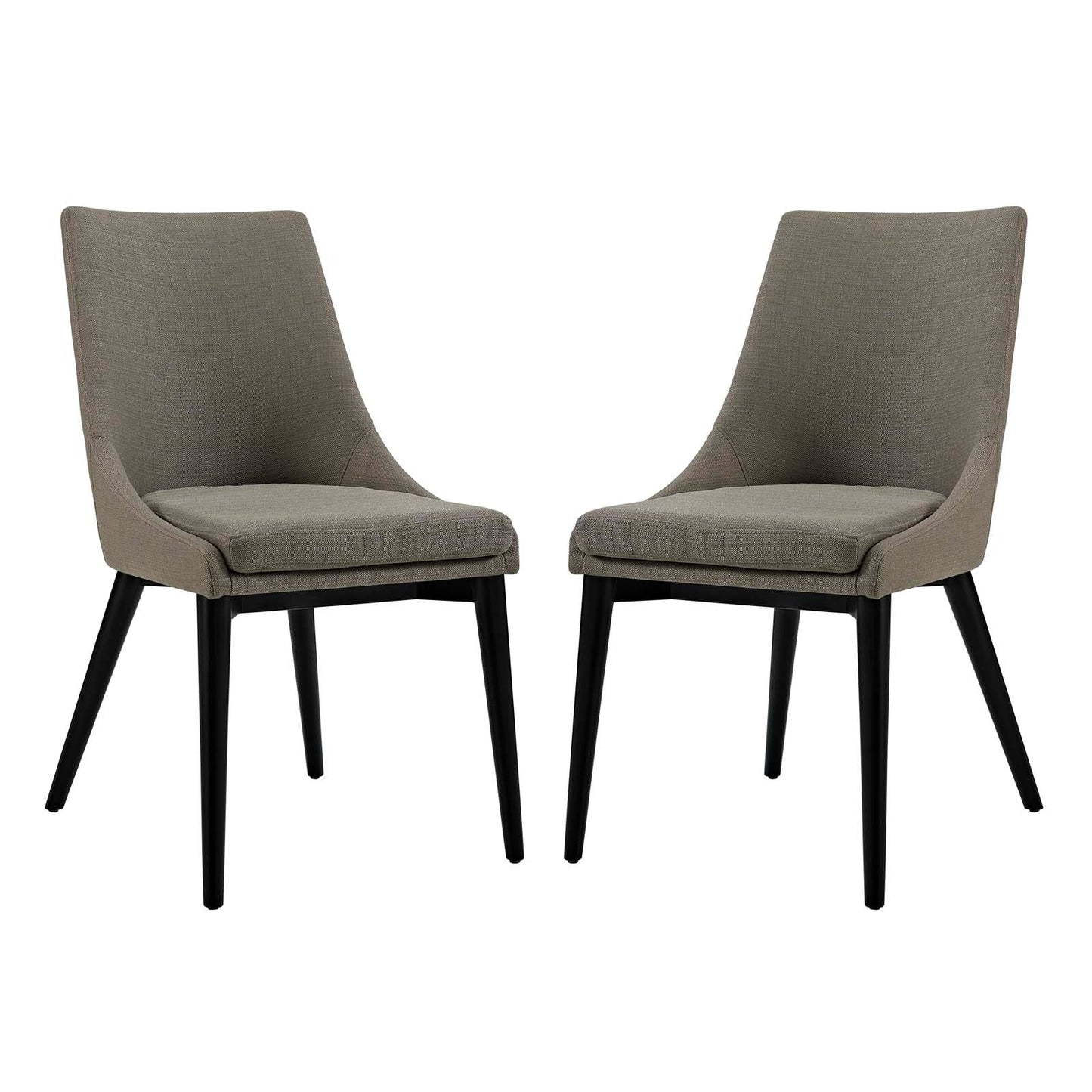 Viscount Fabric Dining Side Chair Set of 2 by Modway