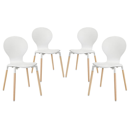 Path Dining Chair Set of 4 by Modway