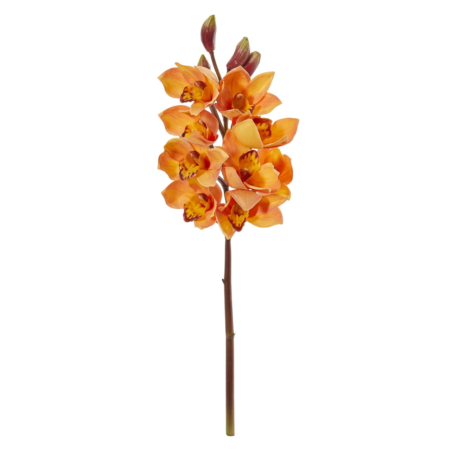 20" Cymbidium Orchid Artificial Flower (Set of 4)