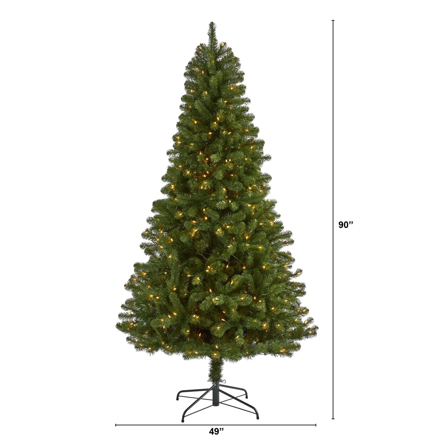 7.5' Virginia Fir Artificial Christmas Tree with 450 Clear Lights
