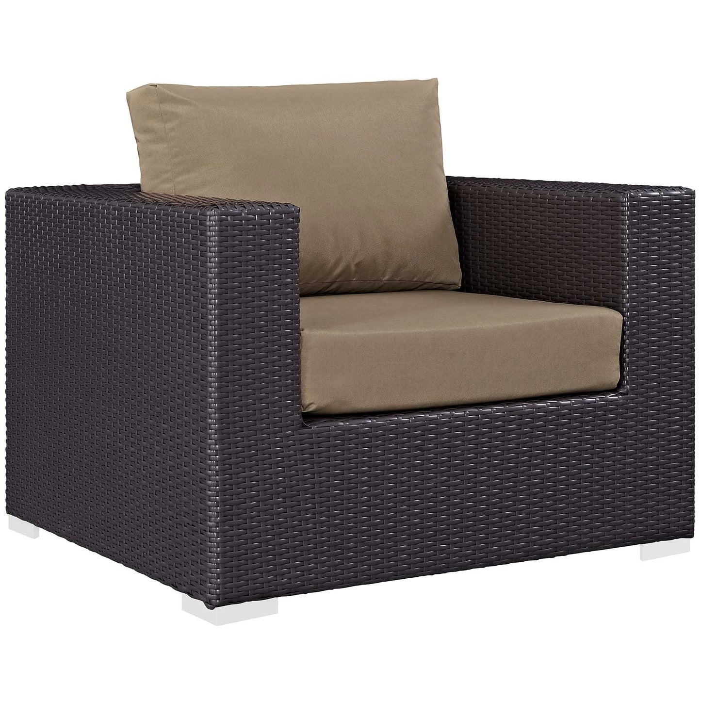 Convene 5 Piece Set Outdoor Patio with Fire Pit by Modway