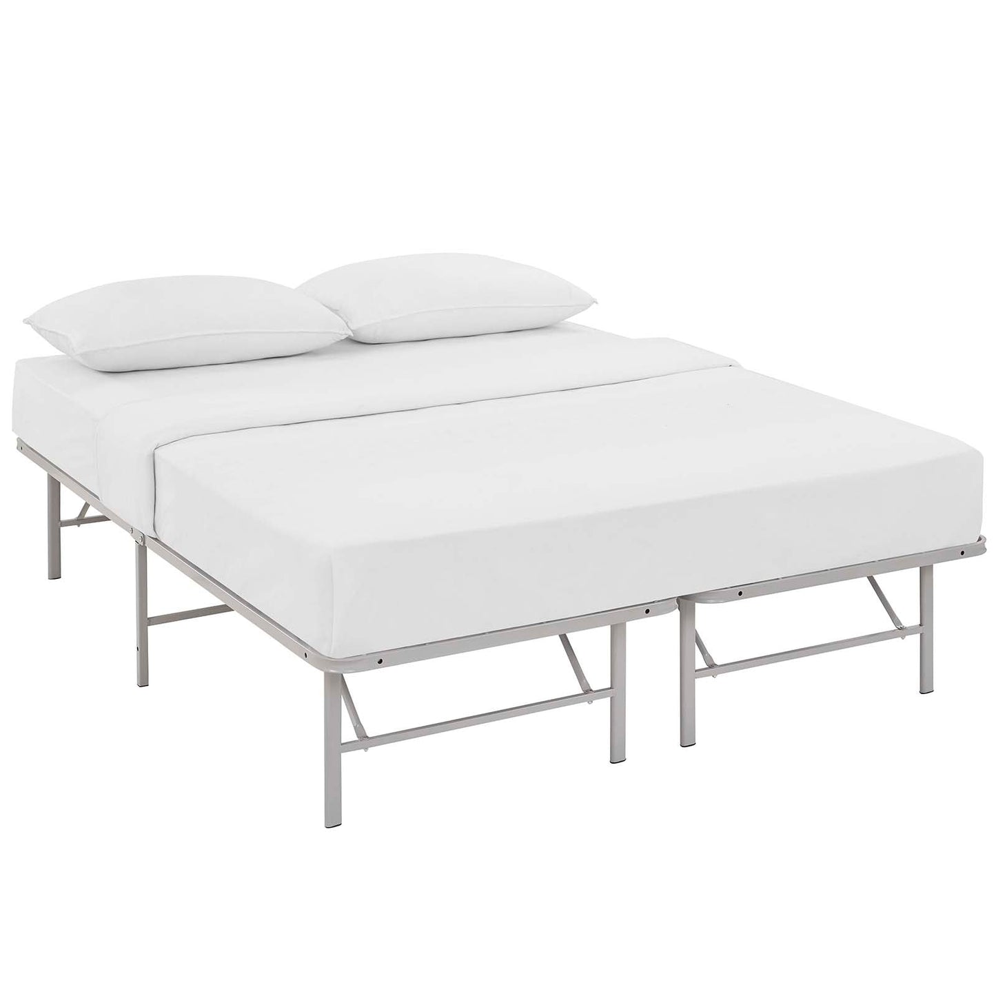 Horizon Stainless Steel Queen Bed Frame by Modway
