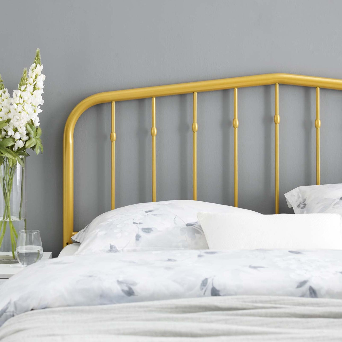 Lennon Metal King Headboard by Modway