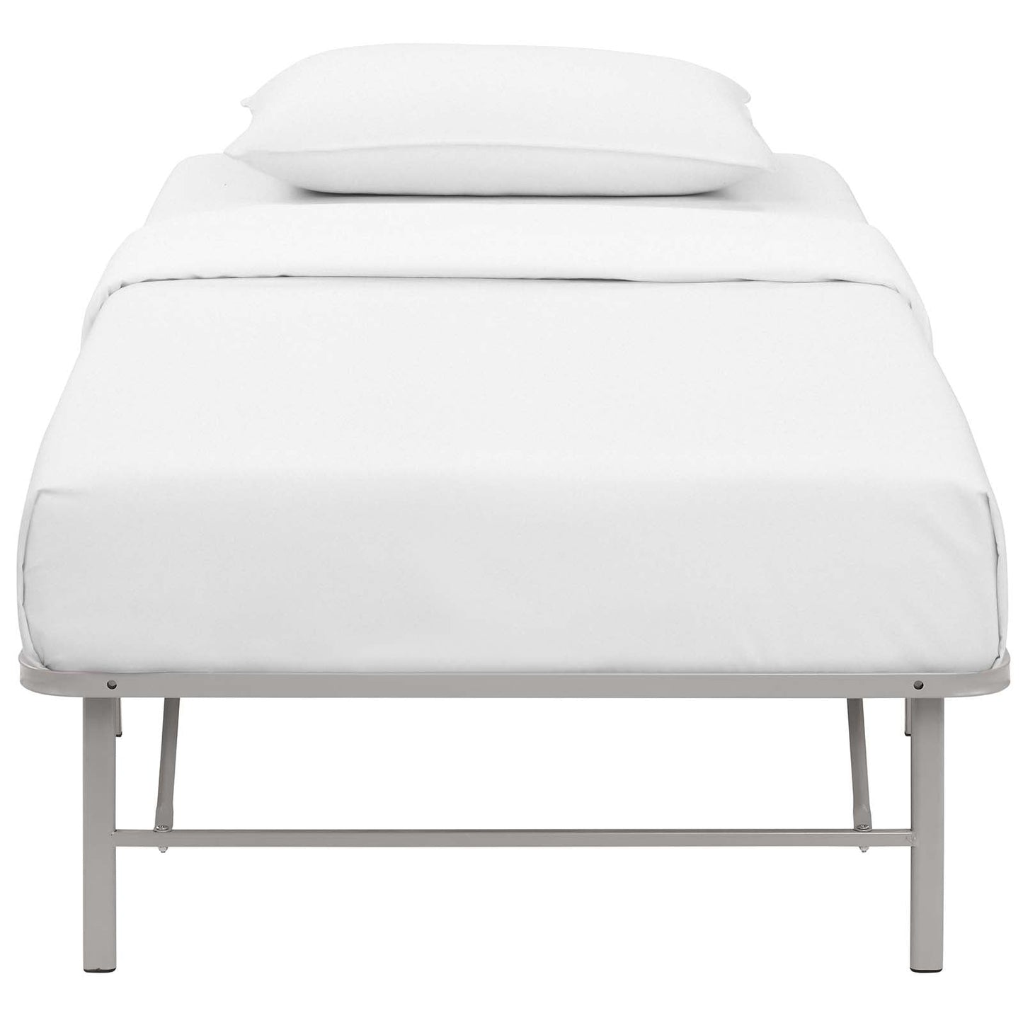 Horizon Stainless Steel Twin Bed Frame by Modway