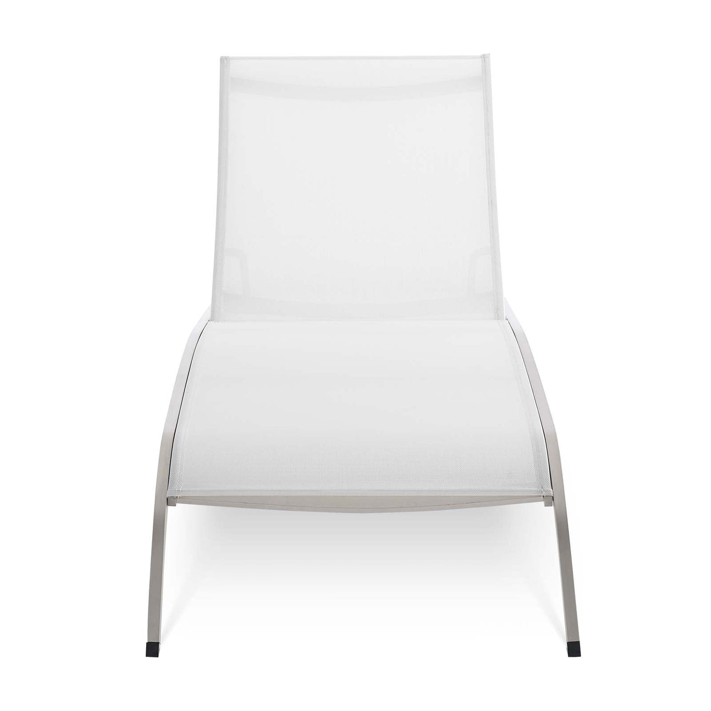 Savannah Mesh Chaise Outdoor Patio Aluminum Lounge Chair by Modway