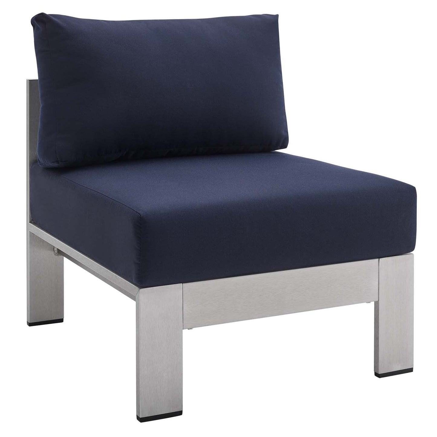 Shore 3 Piece Sunbrella¨ Fabric Outdoor Patio Aluminum Set by Modway