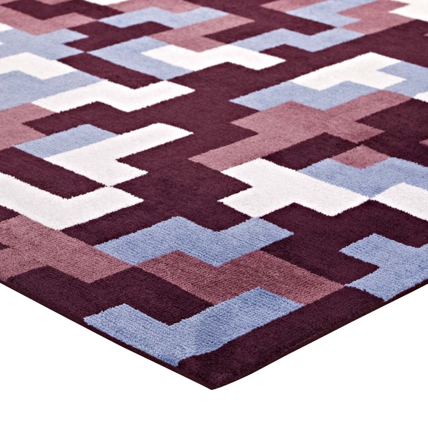 Andela Interlocking Block Mosaic 5x8 Area Rug by Modway