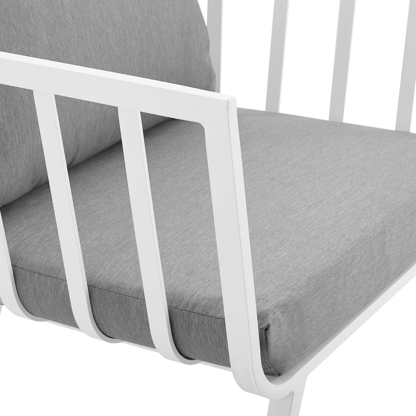 Riverside Outdoor Patio Aluminum Armchair Set of 2 by Modway