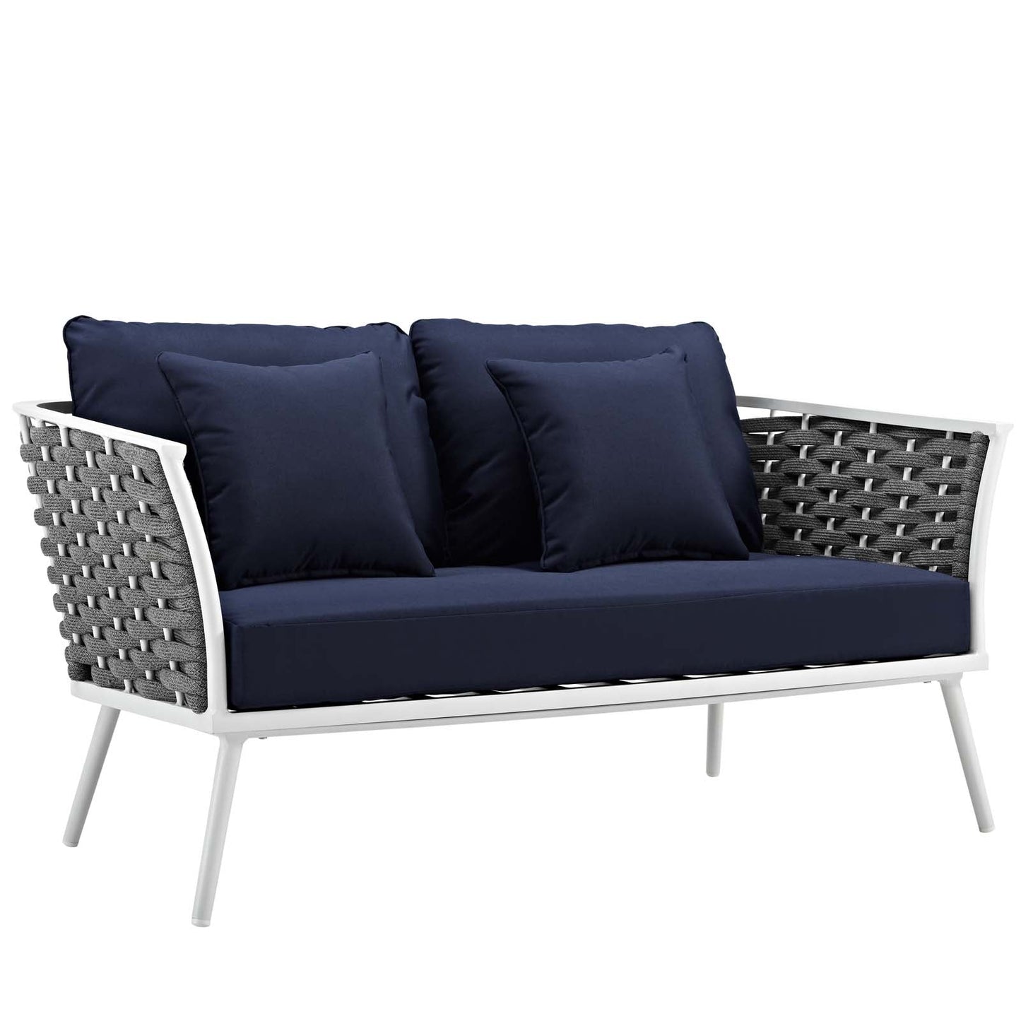 Stance Outdoor Patio Aluminum Loveseat by Modway