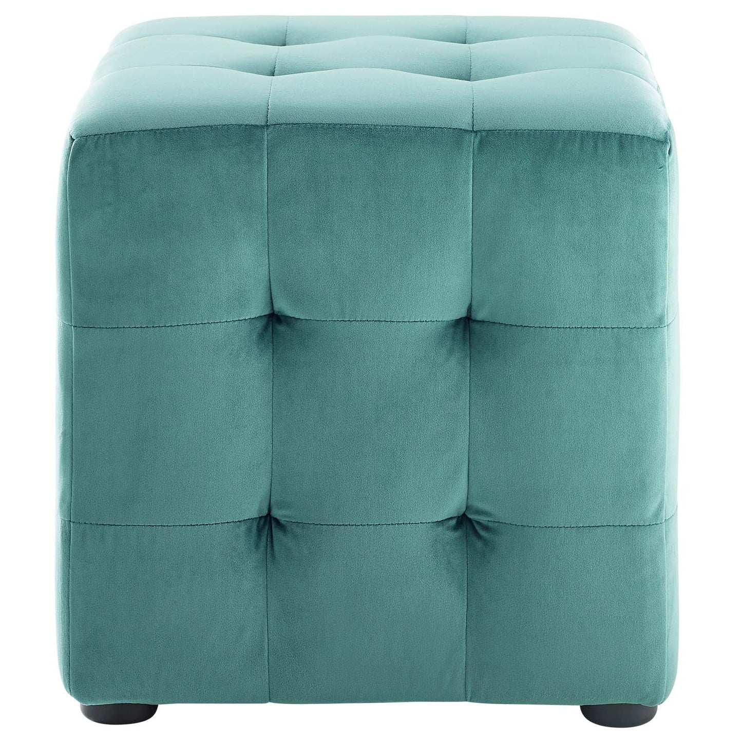 Contour Tufted Cube Performance Velvet Ottoman by Modway