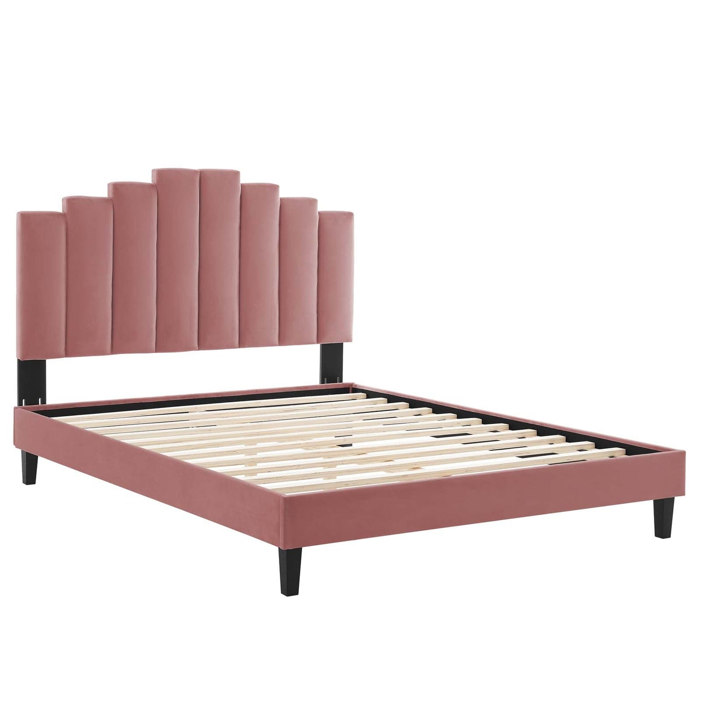 Elise Performance Velvet Twin Platform Bed by Modway