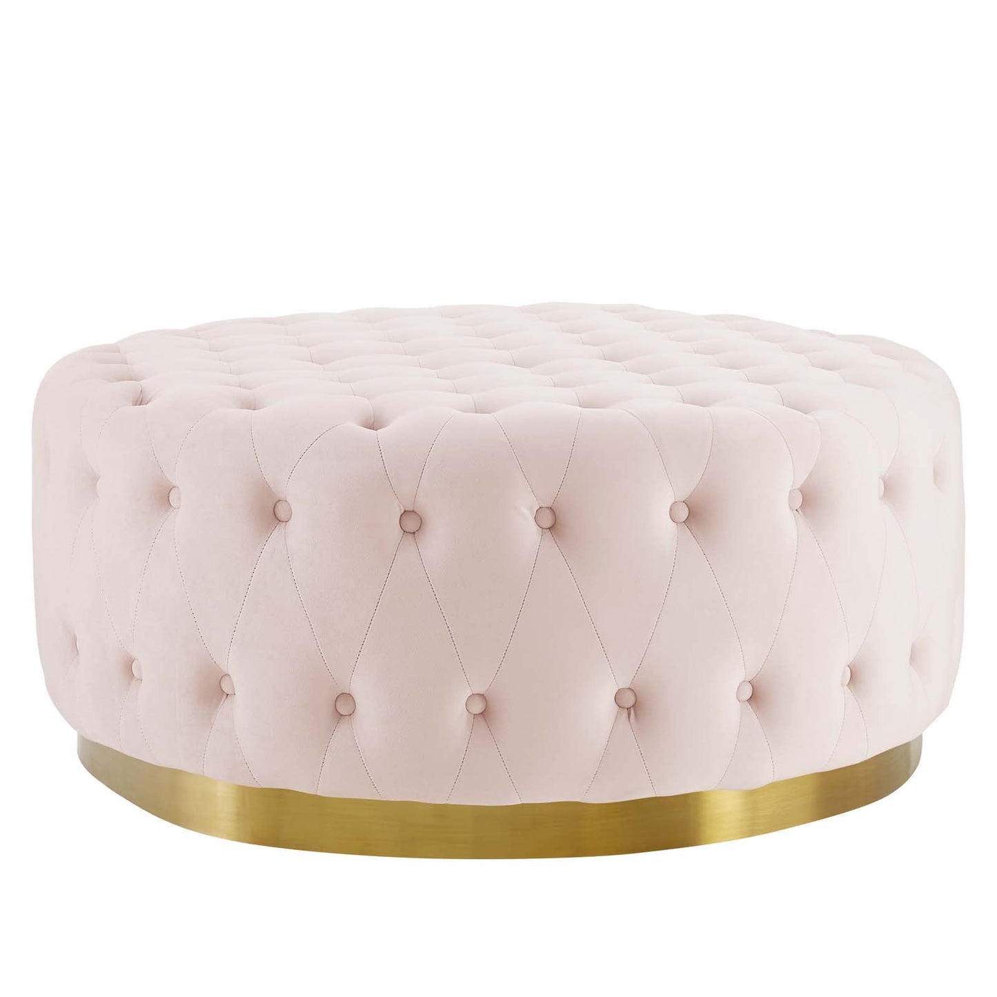 Ensconce Tufted Performance Velvet Round Ottoman by Modway