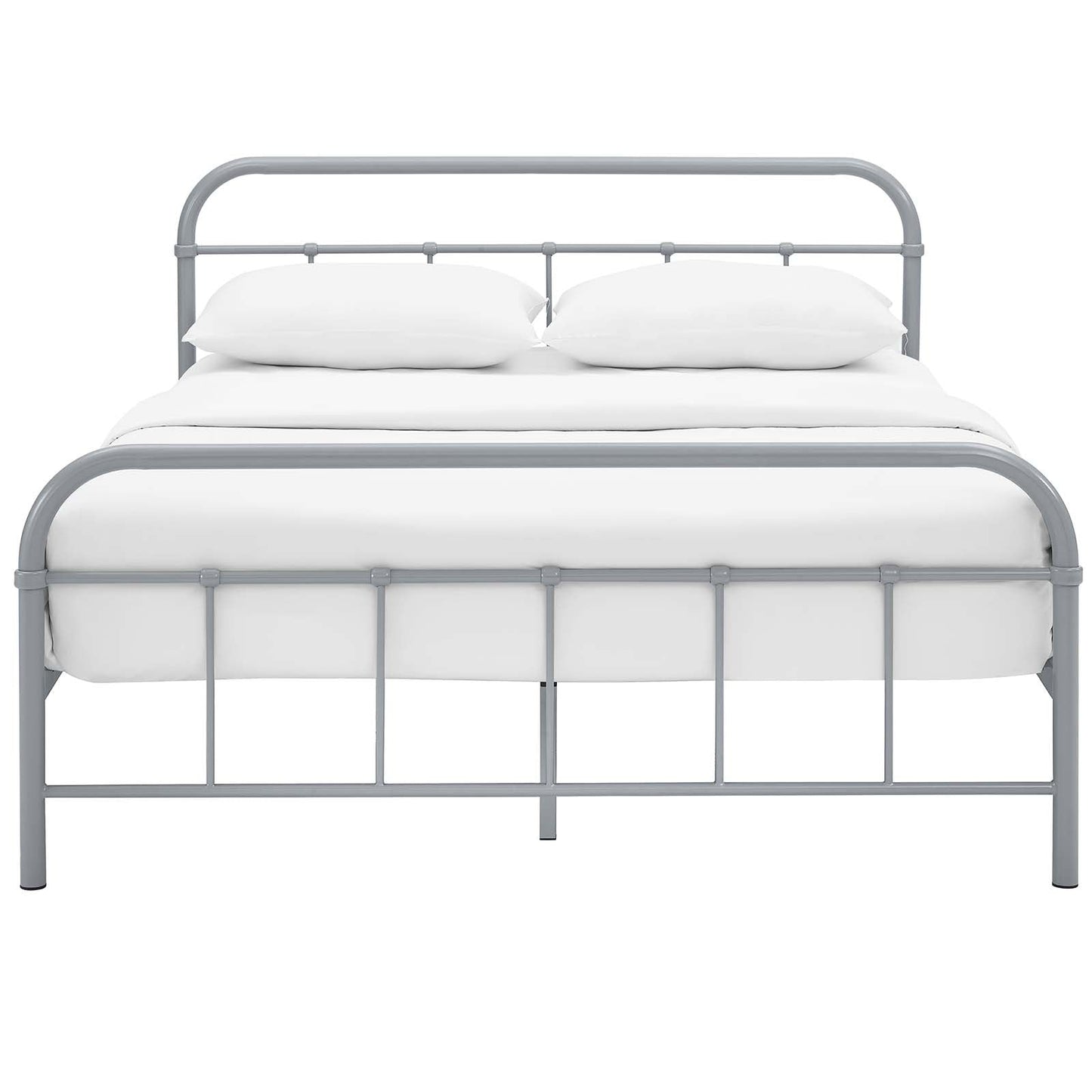 Maisie Stainless Steel Queen Bed Frame by Modway