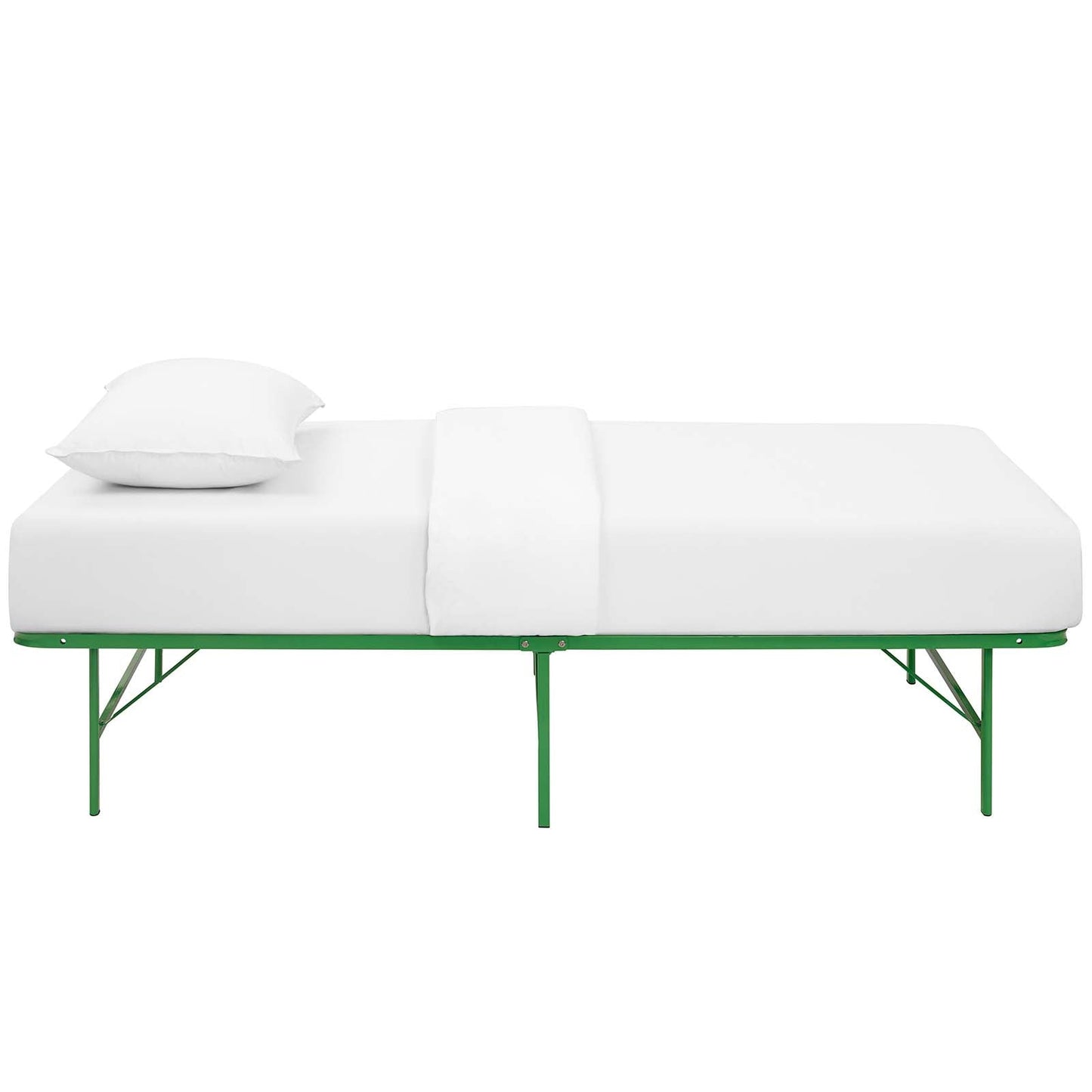 Horizon Stainless Steel Twin Bed Frame by Modway