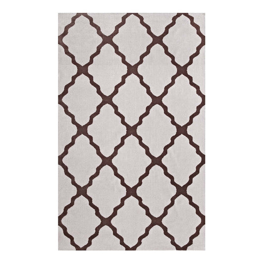 Marja Moroccan Trellis 5x8 Area Rug by Modway