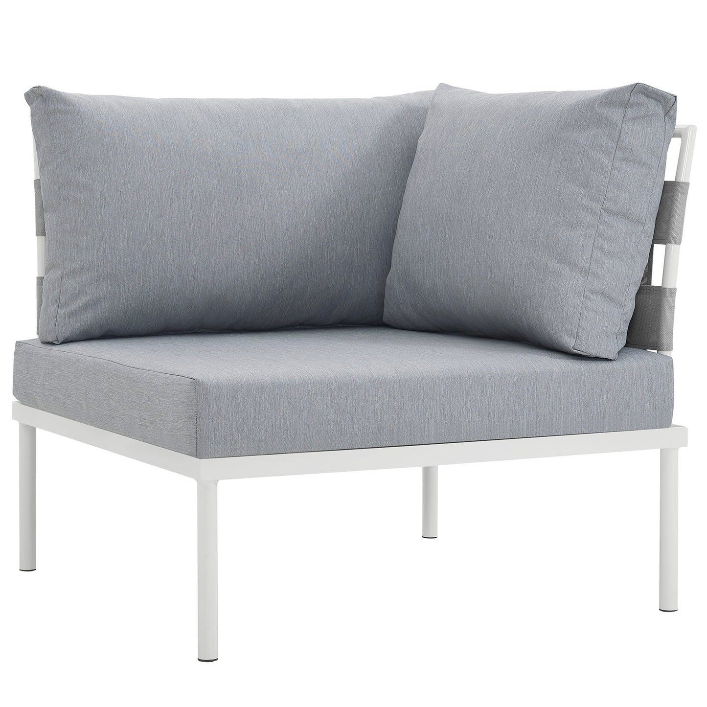 Harmony Outdoor Patio Aluminum Corner Sofa by Modway